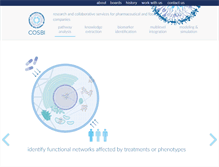 Tablet Screenshot of cosbi.eu